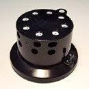 Vertex Black Cap -OAC   Internal Coil 8 cylinder  8mm wires come out the side  8mm